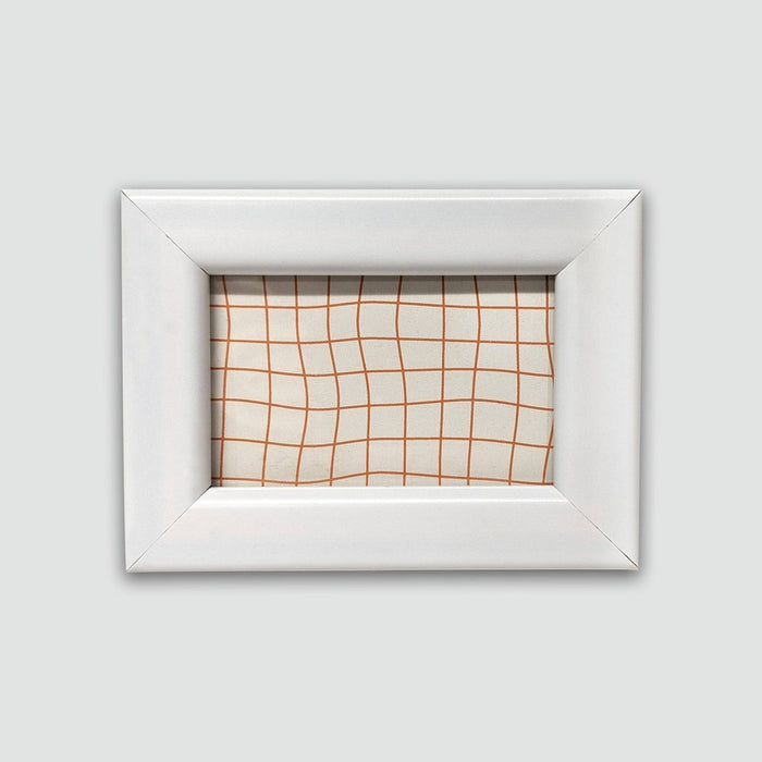 Harbortown 4pk 2"x3" Soft Linear Profile Mini Picture Frames Matte White