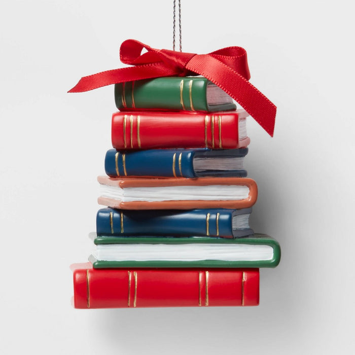 Stacked Books Christmas Tree Ornament - Wondershop
