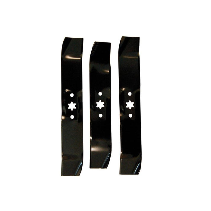 MTD Genuine Parts Side-Discharge 46 in. 3-in-1 Mower Blade Set For Riding Mowers 3 pk