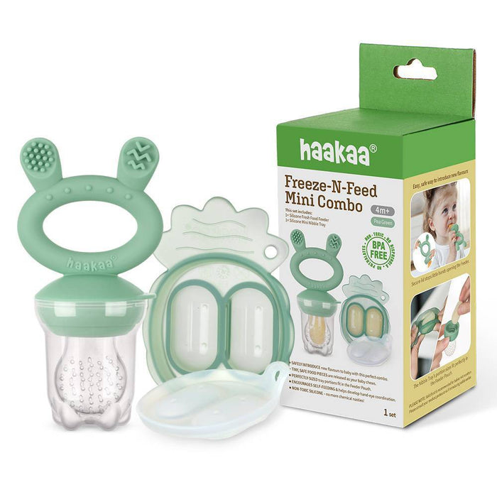 haakaa Silicone Freeze-N-Feed Mini Combo - Green