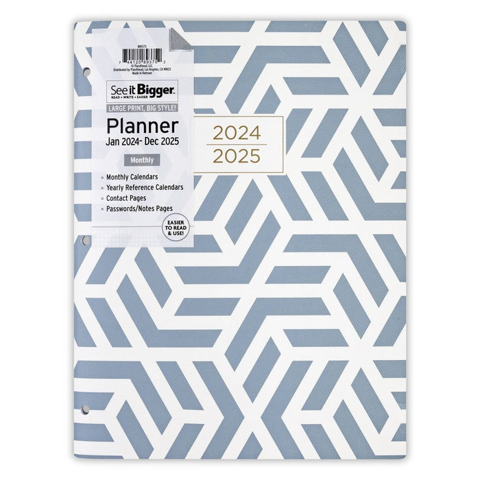 PlanAhead 2024-25 2yr Monthly Planner 11"x8.5" See it Bigger