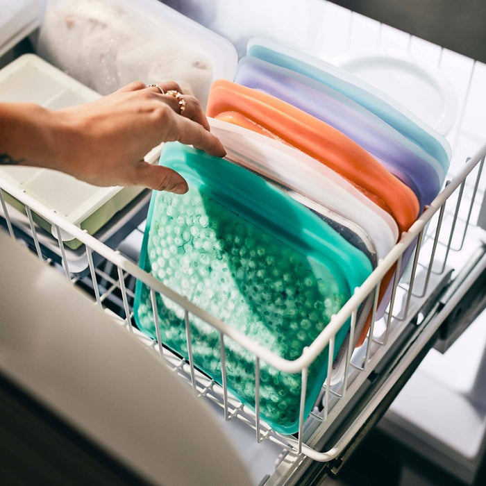 Stasher Reusable Food Storage Half Gallon Bag - Aqua