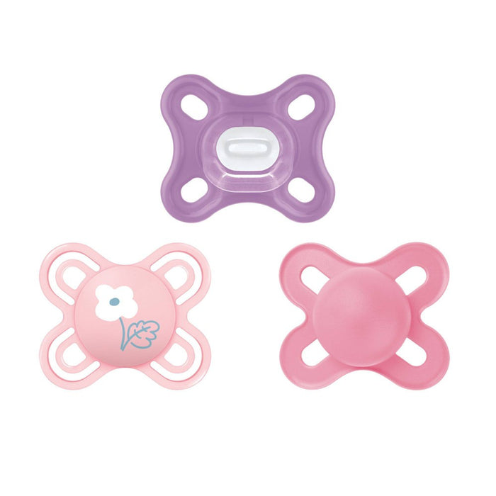 MAM Newborn Pacifier Variety Pack - 3pk - Girl