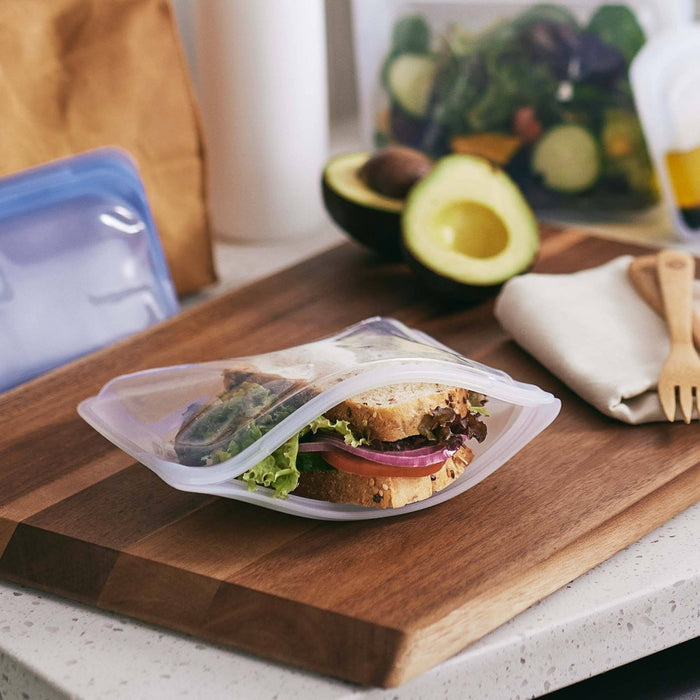 Stasher Reusable Food Storage Sandwich Bag - Aqua