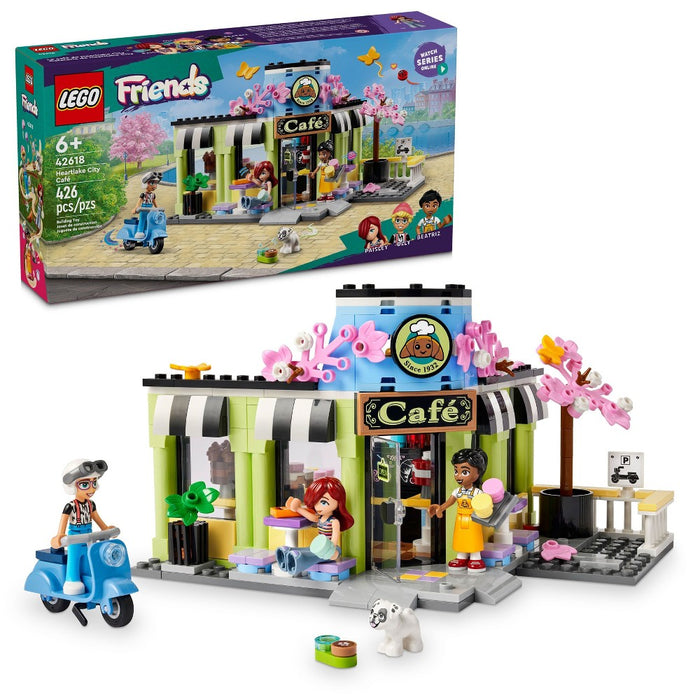 LEGO Friends Heartlake City Cafe Shop Toy with Mini Dolls 42618