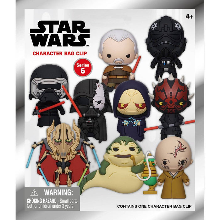 Disney Star Wars Darkside Villain Bag Clips