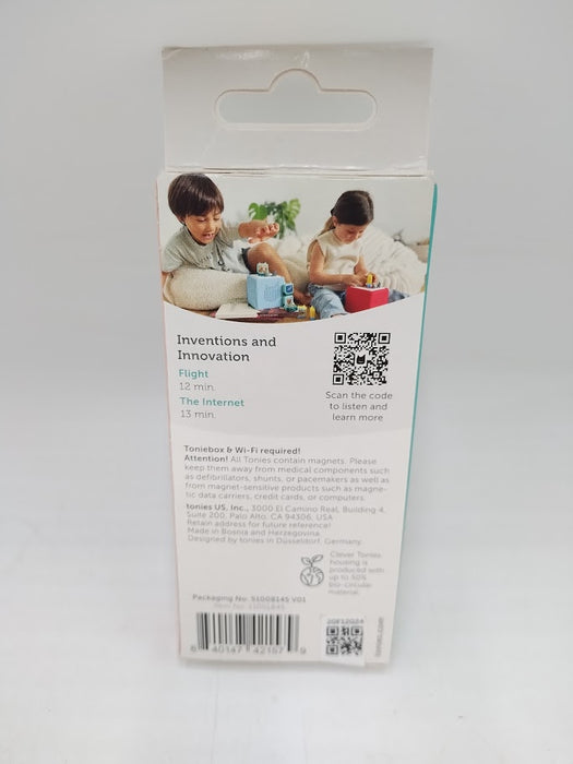 Tonies Inventions: Flight and Internet Audio Play Figurines 2pk