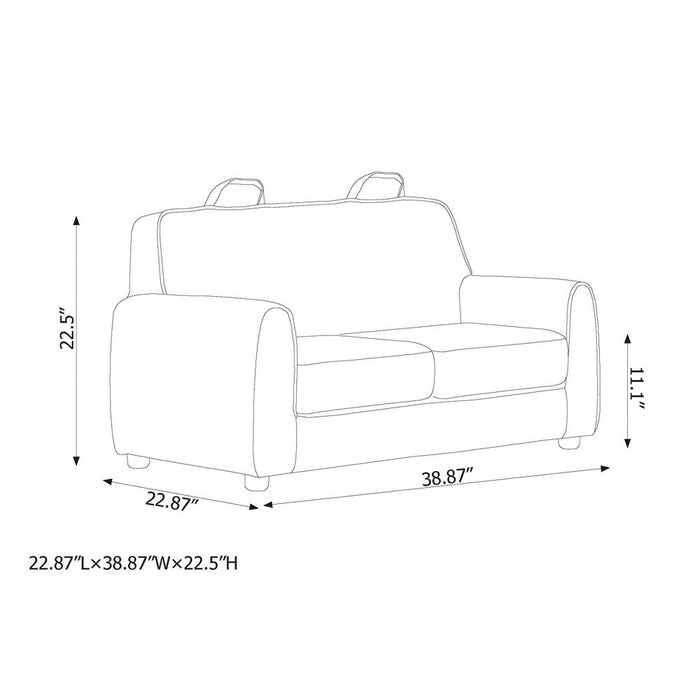 Upholstered Kids' Sofa Gray - Pillowfort (LOCAL PICKUP ONLY)