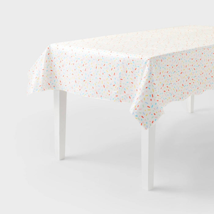 Sprinkle Print Ice Cream Social Rectangular Table Cover - Spritz