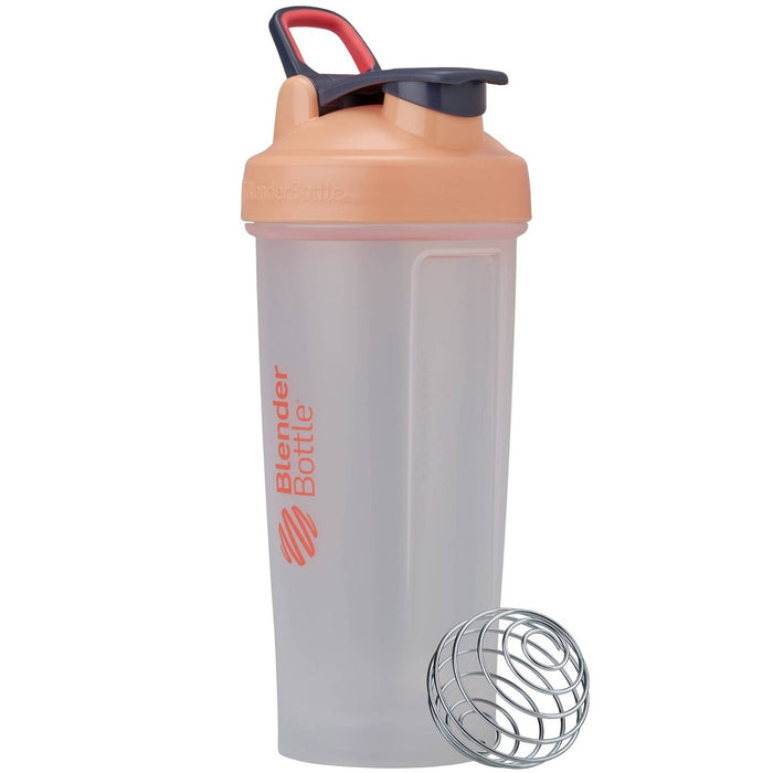BlenderBottle 28oz Classic Plastic Tumbler - Clear/Peach