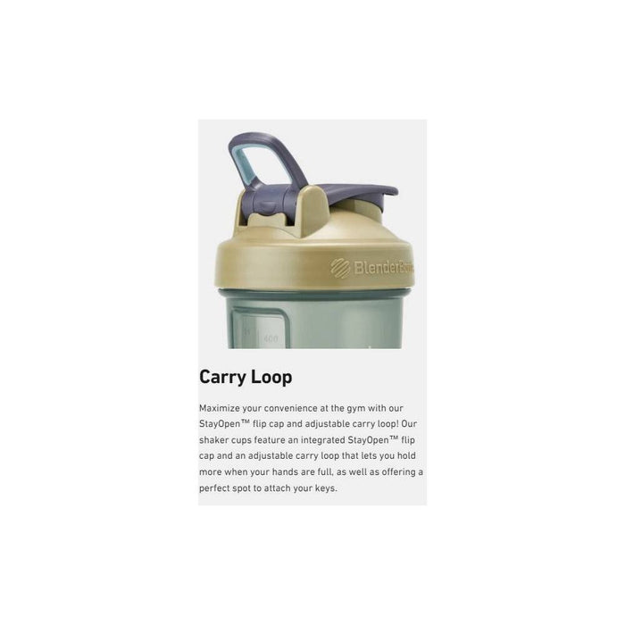 BlenderBottle 28oz Classic Plastic Tumbler - Clear/Peach