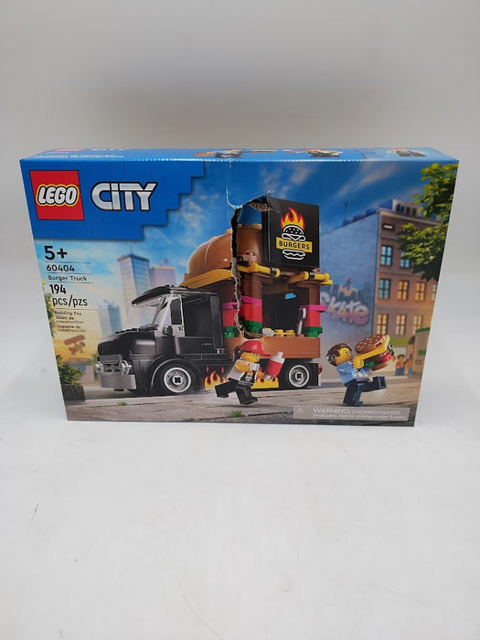 LEGO City Burger Truck Toy Building Set, Pretend Play Toy 60404 SEE DETAILS
