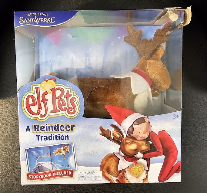 Elf Pets: A Reindeer Tradition - by Chanda Bell (Hardcover) DAMAGED BOX