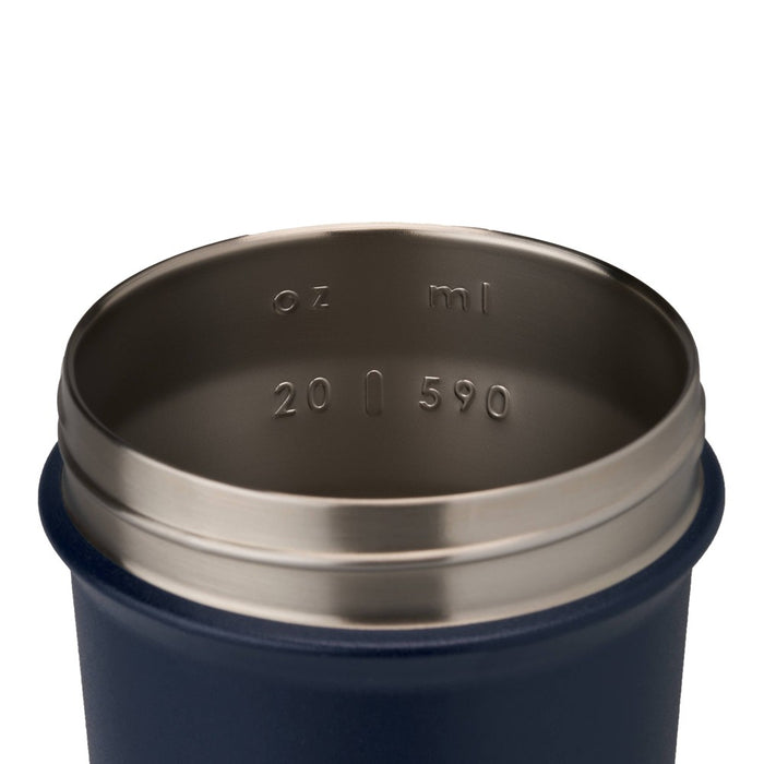 BlenderBottle 25oz Strada Sleek Stainless Steel Tumbler - Navy/Teal