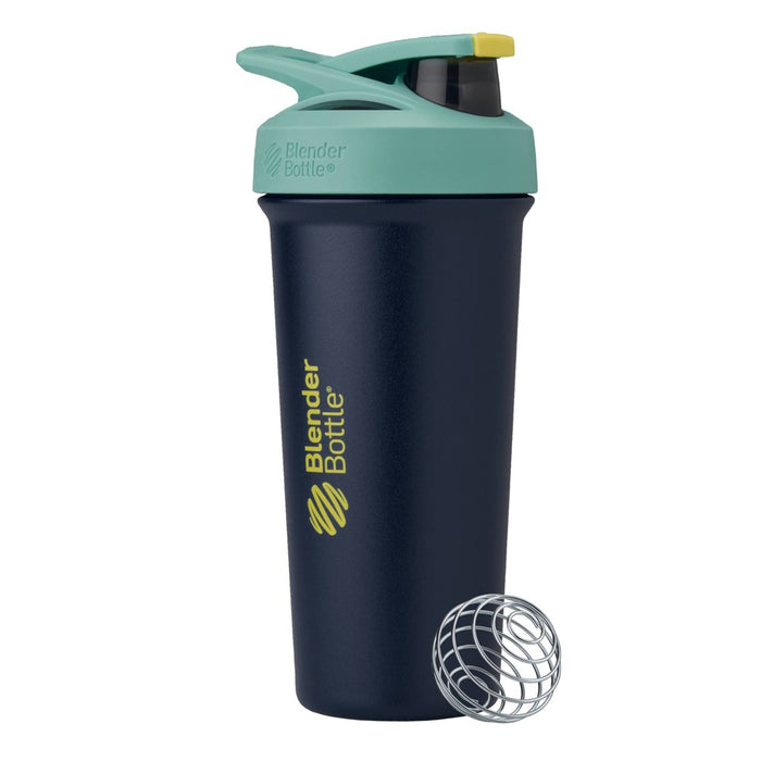 BlenderBottle 25oz Strada Sleek Stainless Steel Tumbler - Navy/Teal