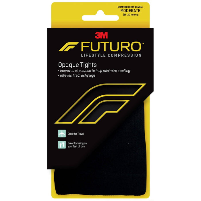 FUTURO Opaque Tights - Large - Black