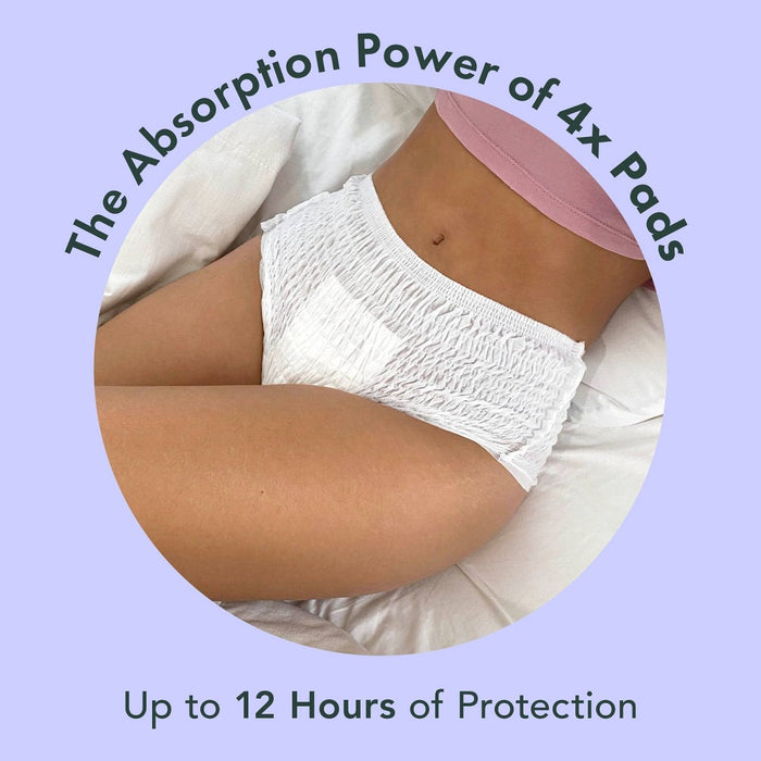 Rael Organic Disposable Period Underwear - L/XL - 5ct