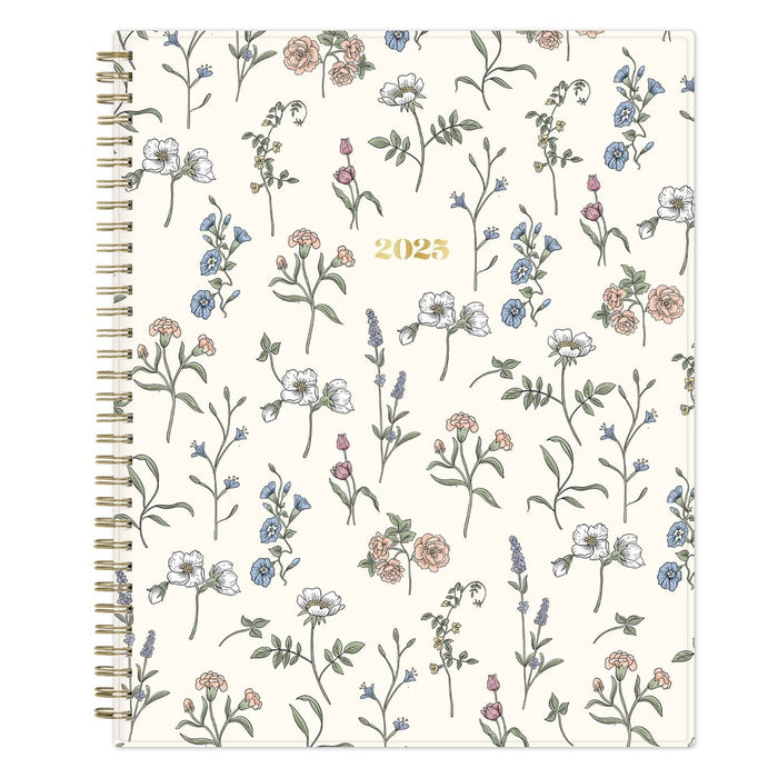 The Everygirl Planner 2025 Weekly/Monthly Planner 11.18"x9.37" Wirebound Jenna Jean: Adult Stationery, Tabs, Off-White
