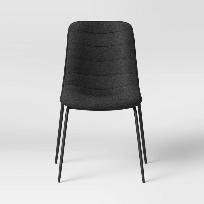 2pk Haverhood Dining Chairs Dark Gray - Project 62 (LOCAL PICKUP ONLY)