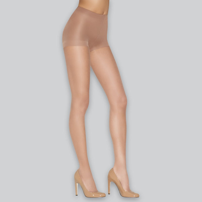 Hanes Premium Women's 2pk Ultra Sheer Light Coverage Pantyhose - Nude S
