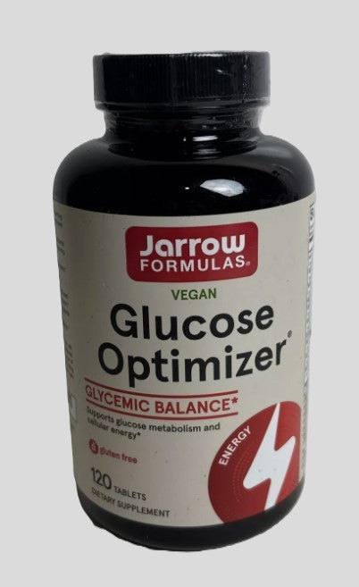 Jarrow Formulas, Inc. Vegan Glucose Optimizer 120 Tabs EXP 12/2025