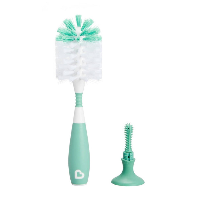 LOT OF 2!!! Munchkin Bristle Bottle Brush - Sage