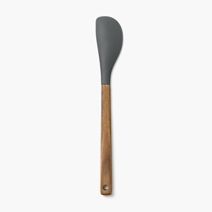 Acacia Wood/Silicone Spatula Gray - Figmint