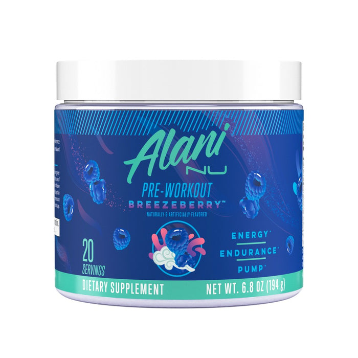 Alani Nutrition Pre-Workout Energy Supplement - Breezeberry - 6.8oz