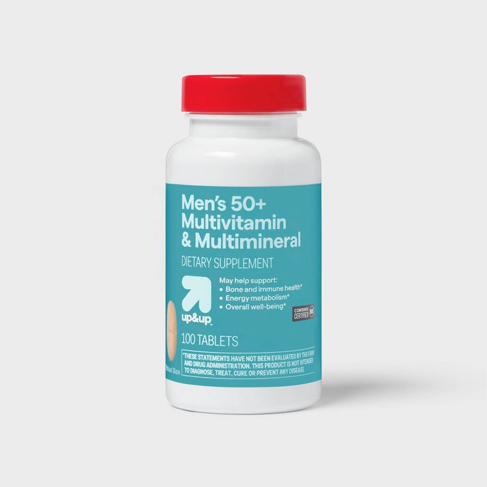 Men's 50+ Multi-Vitamin Tablets - 100ct - up&up