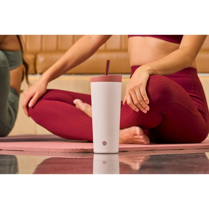 BlenderBottle 24oz Stainless Steel Strada Straw Tumbler - Red