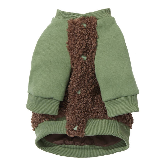 BARK Home Varsity Dog Jacket - Green - S/M