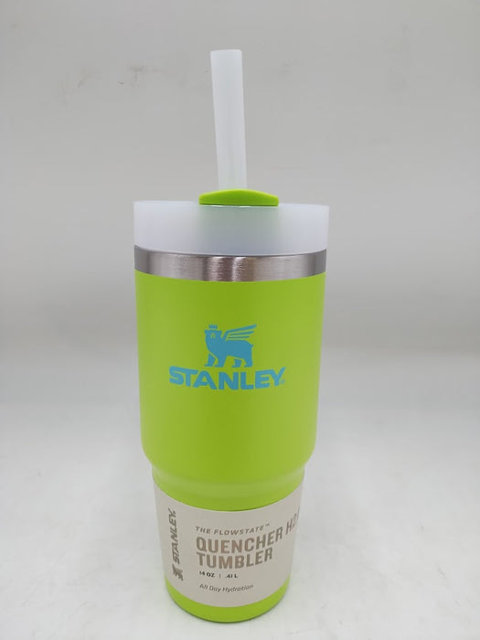 Stanley 14 oz Stainless Steel H2.0 Flowstate Quencher Tumbler Bright Lime