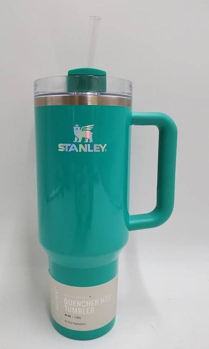Stanley 40 oz Stainless Steel H2.0 Flowstate Quencher Tumbler Gumdrop Green