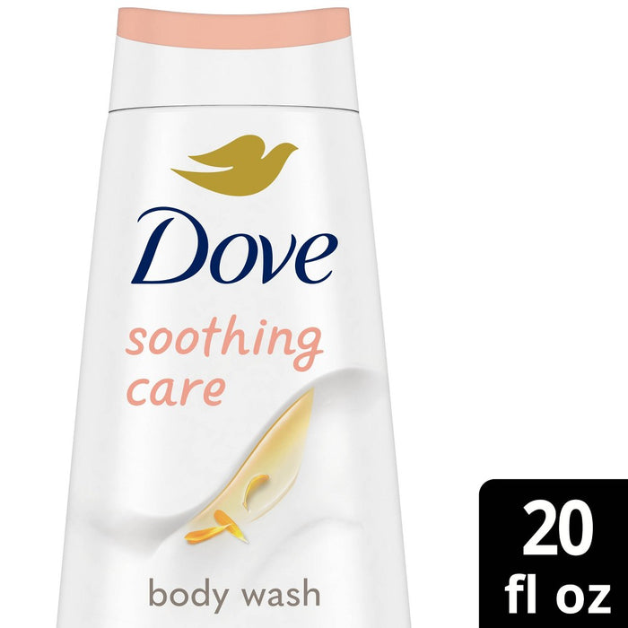 Dove Beauty Soothing Care Calendual Oil Body Wash - 20 fl oz