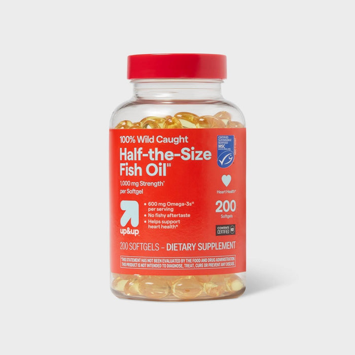 MSC Fish Oil Softgels - 1000mg - 200ct - up&up