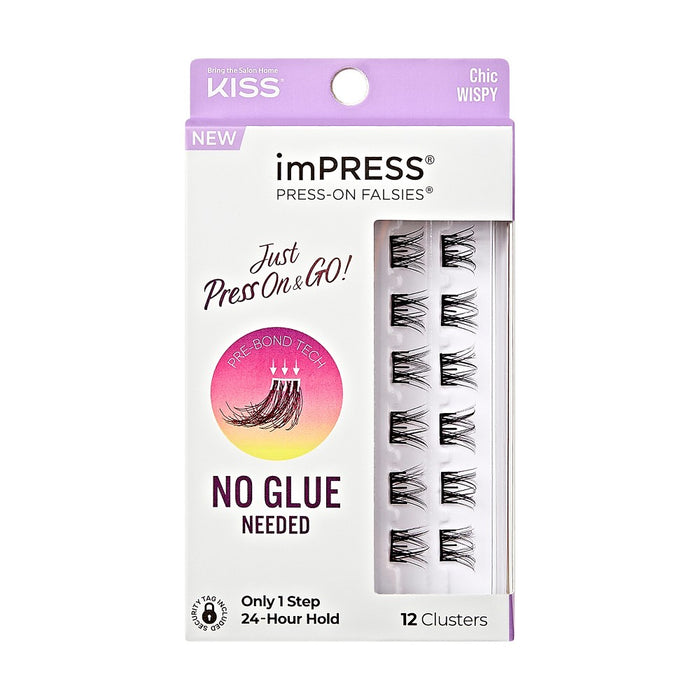 KISS Products imPRESS Press-On False Eyelashes - Single 11 - 12ct