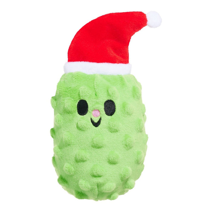 BARK Holiday Santa's Workchomp St. Pickolas Stocking Stuffer Dog Plush Toy