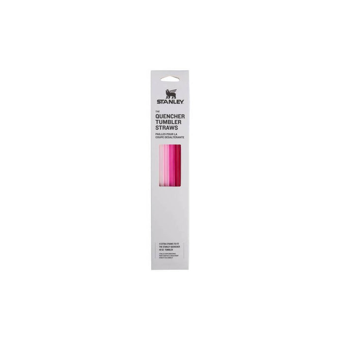 Stanley 4pk 40 oz Quencher Tumbler Straws Pink