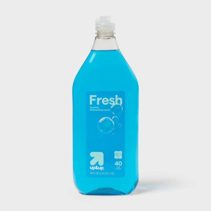 Liquid Dishwashing Soap - Fresh - 40 fl oz - up&up