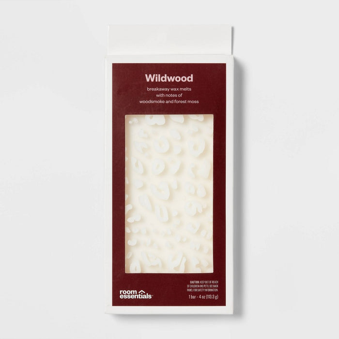 4oz Wax Bar with Embossed Pattern Wildwood - Room Essentials