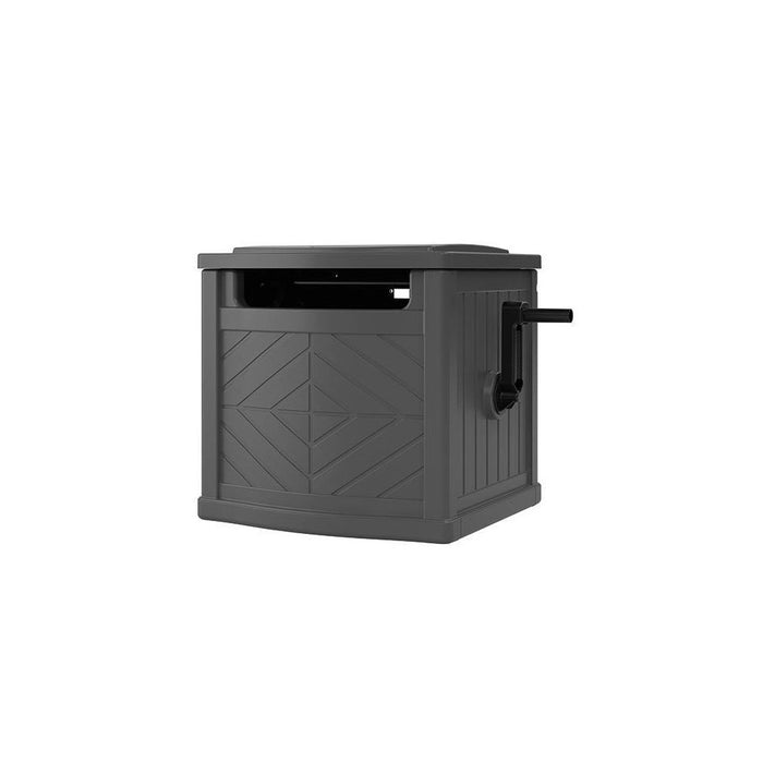Suncast 150' Capacity Slide Trak Hideaway Hose Holder Dark Gray (LOCAL PICKUP ONLY)