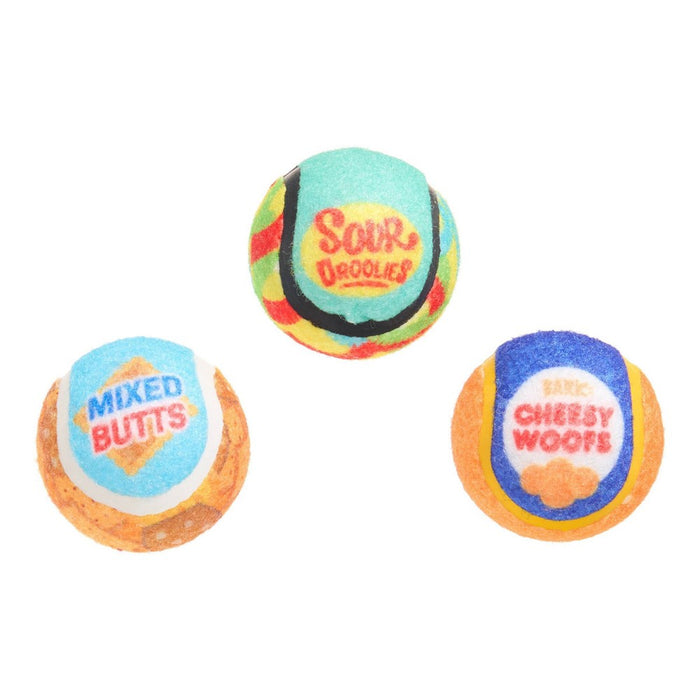 BARK Barkbuster Movie Night Snack Binge Dog Ball Toy - 4pc