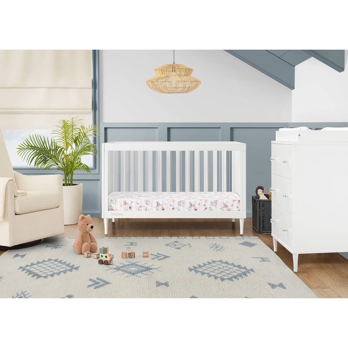 Delta Children Bowie 4-in-1 Convertible Crib - Greenguard Gold Certified - Bianca White (LOCAL PICKUP ONLY)
