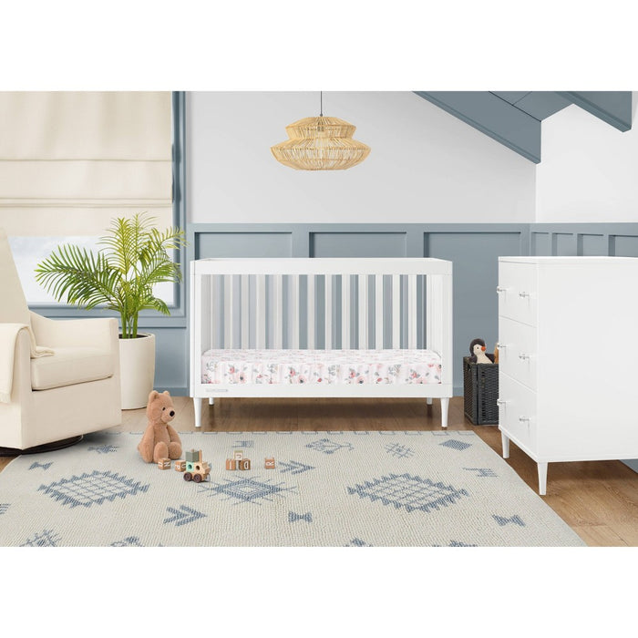 Delta Children Bowie 4-in-1 Convertible Crib - Greenguard Gold Certified - Bianca White (LOCAL PICKUP ONLY)