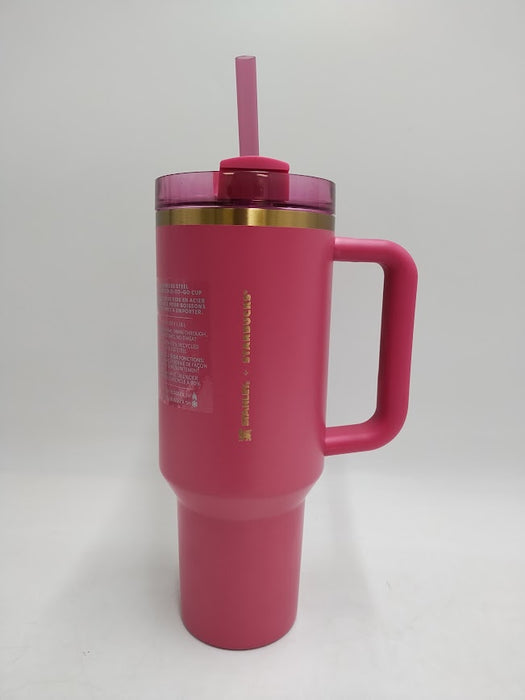Stanley Starbucks Exclusive Berry Pink Glitter 40oz Tumbler