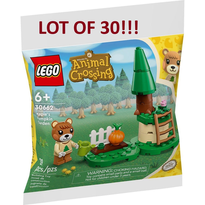 LOT OF 30!!!!!!!! LEGO Animal Crossing Maple's Pumpkin Garden 30662