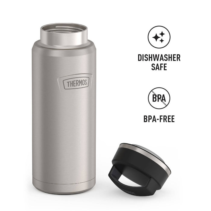 Thermos 40oz Stainless Steel Hydration Water Bottle Stainless Steel Finish