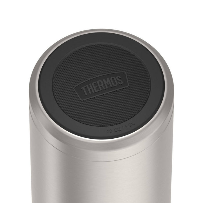 Thermos 40oz Stainless Steel Hydration Water Bottle Stainless Steel Finish