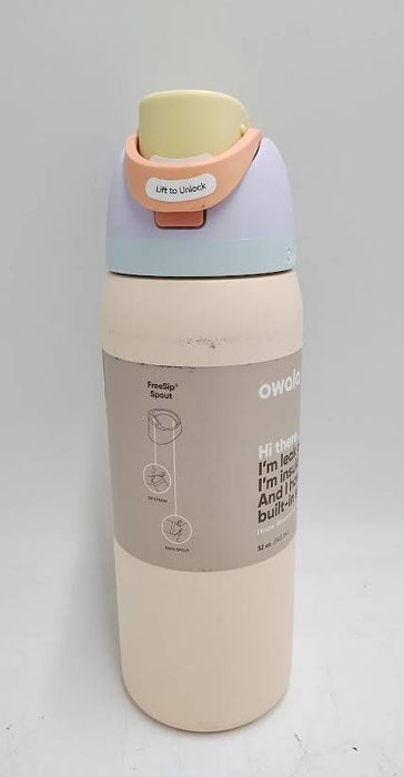 Owala FreeSip 32oz Stainless Steel Water Bottle - Sandy Shores READ DESCRIPTION