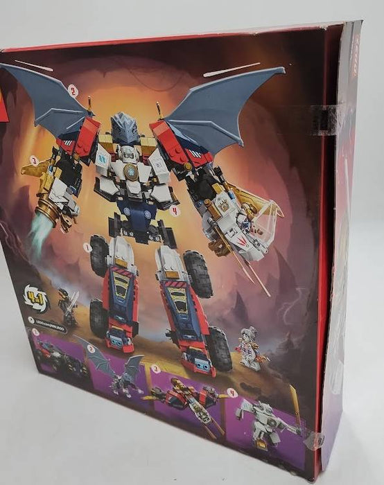 LEGO NINJAGO Zane's Ultra Combiner Mech Ninja 4-in-1 Building Toy 71834.SEE DETAILS.